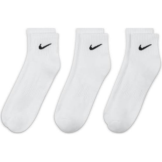 3 Pack Nike Half Socks “White”
